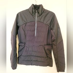 Lululemon black, half zip
